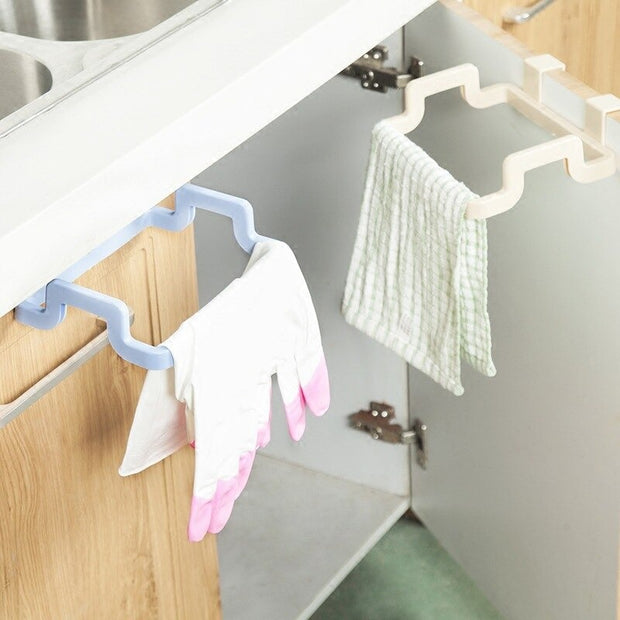 2 Pieces Over the Cabinet Door Garbage Bag Holder - sundaymorningtomato