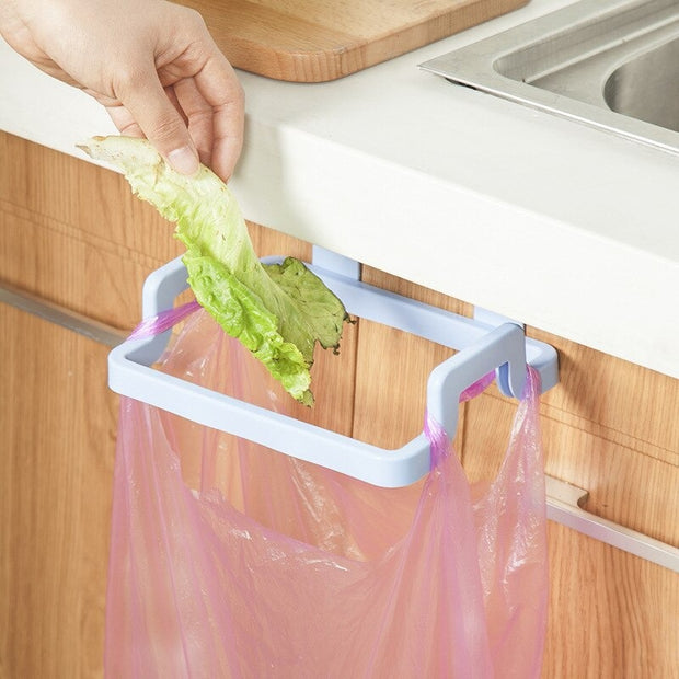2 Pieces Over the Cabinet Door Garbage Bag Holder - sundaymorningtomato