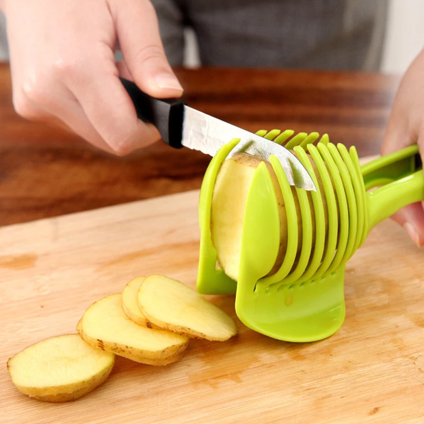 Vegetable and Fruit Slicer For Potato, Tomato, Onion, Lemons - sundaymorningtomato