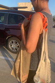 Hands Free Over The Shoulder Grocery Bag Carrier Handle Holder - sundaymorningtomato