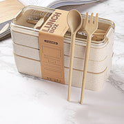 3 Layer Bento Stackable Lunch Box - sundaymorningtomato