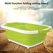 3 In 1 - Vegetable Cutting Board, Bowl, and Multifunctional Silicone Basket - sundaymorningtomato