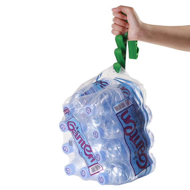Hands Free Over The Shoulder Grocery Bag Carrier Handle Holder - sundaymorningtomato