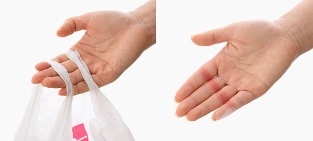 2 PCs Grocery Bag Carrier Plastic Bag Handle Holder - sundaymorningtomato