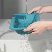 Extendable and Adjustable Over The Kitchen Sink Colander Food Strainer - sundaymorningtomato